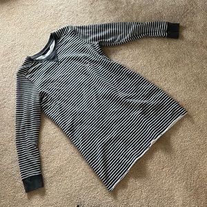 Sweatshirt material dress